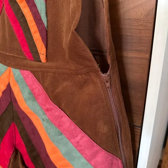 Miracle Eye Sunshine Vegan Suede Overalls - Size M NWOT - Picture 5 of 8